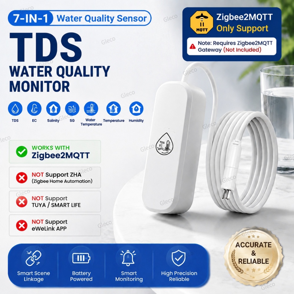 Marine Aquarium Water Analyzer - Zigbee Waterkwaliteitsmonitor Sensor Temperatuur TDS ES