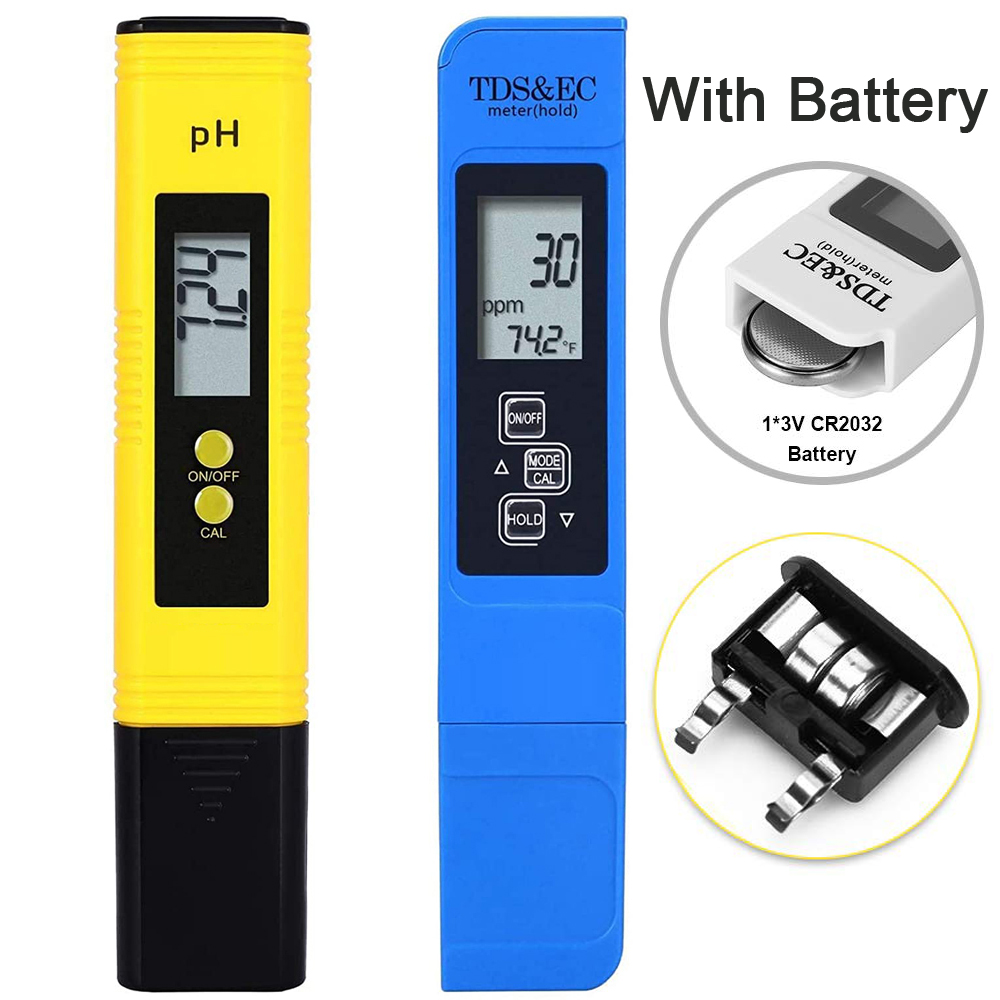 Marine Aquarium Water Analyzer - PH-meter en TDS-meter Digitale waterkwaliteitstester 0-14
