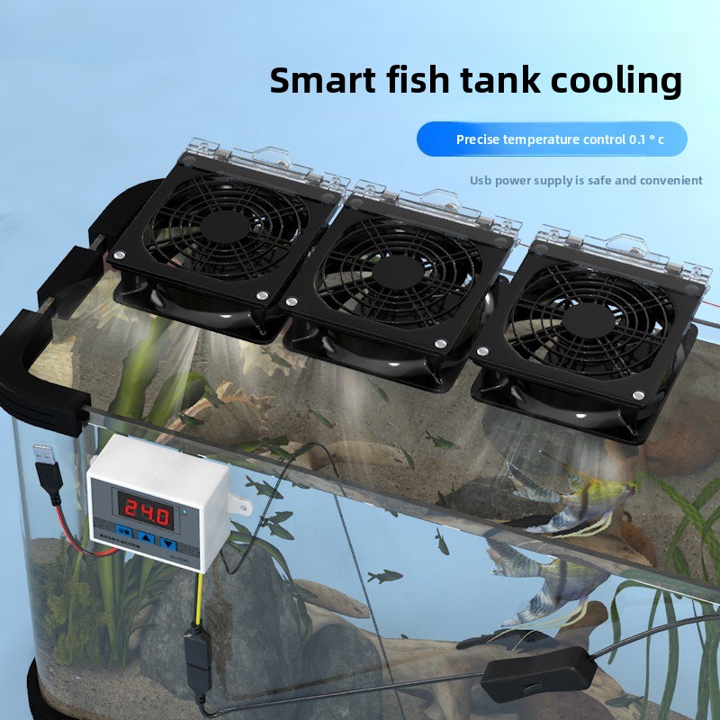 Marine Aquarium Chiller - USB Smart Silent Cooling Fan Aquariumkoeler