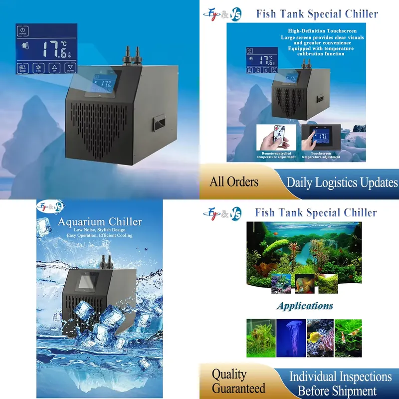 Marine Aquarium Chiller - 160L-500L Mariene Tank Chiller Waterkoelmachine Geschikt