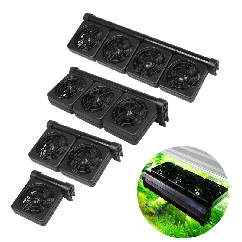 Marine Aquarium Chiller - 1/2/3/4 Aquariumventilatoren Koelers Watertemperatuurregeling Visbak Koelventilatorsysteem