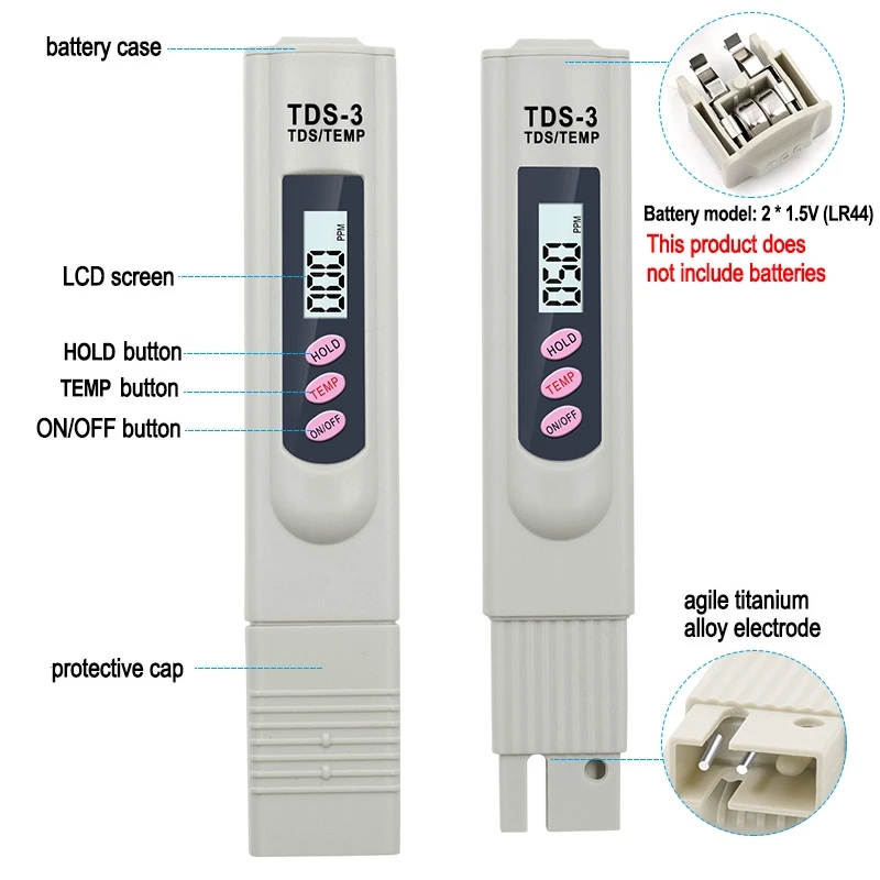 1/3 stuks draagbare LCD digita - Marine Aquarium Water Analyzer recensie en prijs
